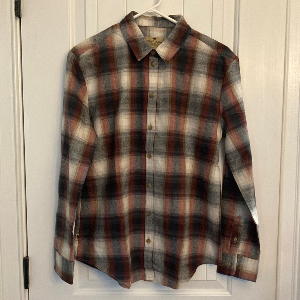 Buffalo Jackson trading Co. FAIRBANKS FLANNEL SHIRT BRAND NEW 100% Cotton!
